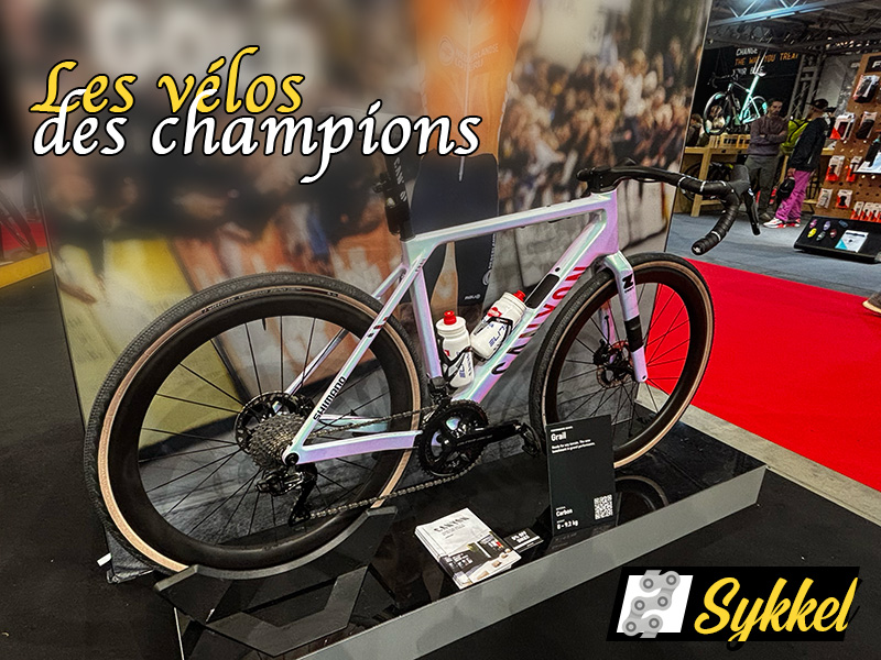 Les vélos des champions